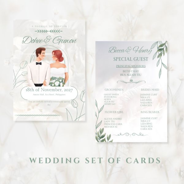 Printable Wedding Card Template