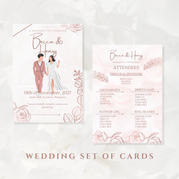 Elegant Wedding Card Template