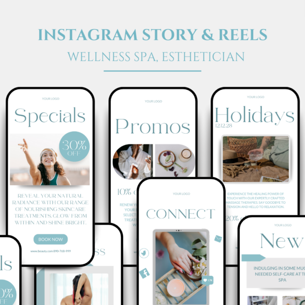 Spa & Esthetician Instagram Story & Reels Templates