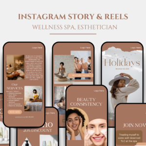 Spa-Ready Instagram Stories & Reels Templates